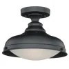Cheap Patriot Lighting® Keenan Oil Rubbed Bronze 1 Light Semi-Flush Mount Ceiling Light
