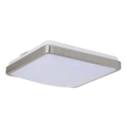 Cheap Patriot Lighting® Kriti Satin Nickel Integrated Led Flush Mount Ceiling Light