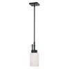 Cheap Patriot Lighting® Michael Matte Black 1-Light Mini Pendant