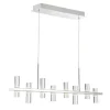 Cheap Patriot Lighting® Netto Chrome Integrated Led Island Light