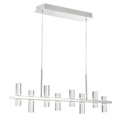 Cheap Patriot Lighting® Netto Chrome Integrated Led Island Light