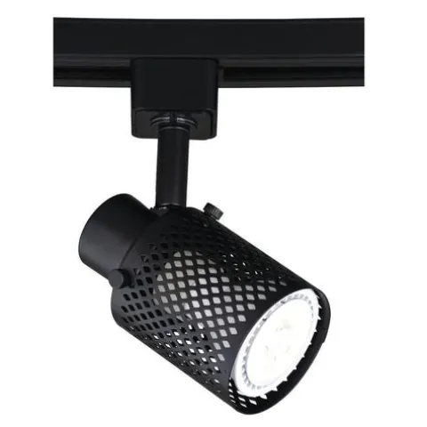 Cheap Patriot Lighting® Niles 1-Light Black Led Track Lighting Head