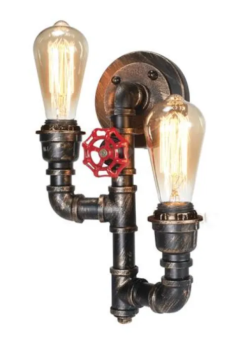 Cheap Patriot Lighting® Pippa Weathered Bronze 2-Light Vanity Light