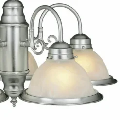 Cheap Patriot Lighting® Saturn 5-Light Brushed Nickel Chandelier