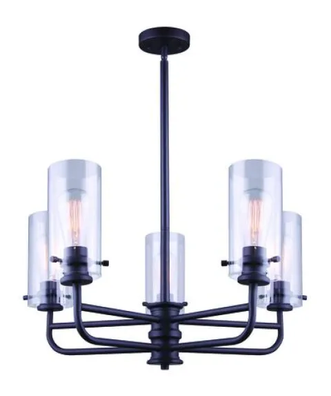 Cheap Patriot Lighting® Samuel Bronze 5-Light Chandelier