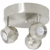 Cheap Patriot Lighting® Siobhan Satin Nickel Led Flush Mount Ceiling Light