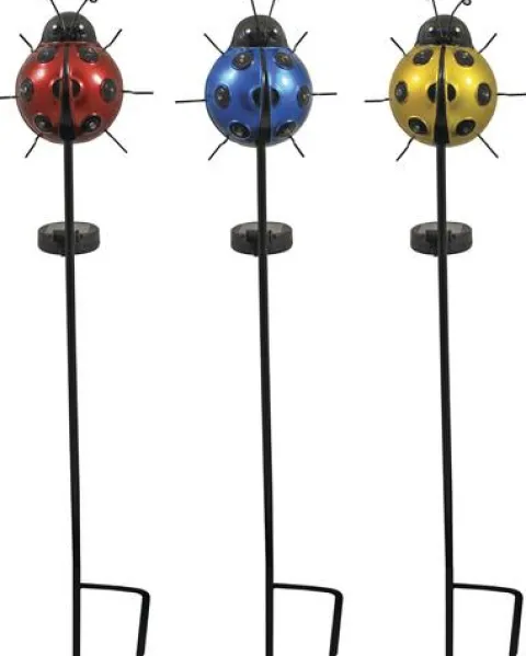 Cheap Patriot Lighting® Solar Integrated Led Ladybug Garden Light – Assorted