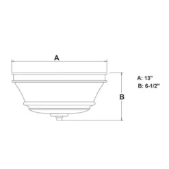 Cheap Patriot Lighting® Toledo Matte Black Flush Mount Ceiling Light