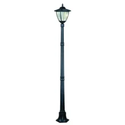 Cheap Patriot Lighting® Vetro Black Led Post Light Kit