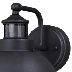 Cheapest Patriot Lighting® Dualux® Harwich Textured Black Outdoor Wall Light