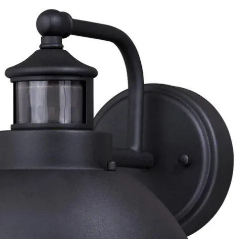 Cheapest Patriot Lighting® Dualux® Harwich Textured Black Outdoor Wall Light