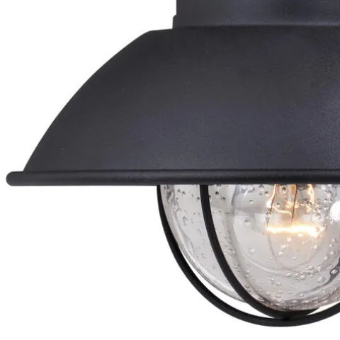 Cheapest Patriot Lighting® Dualux® Harwich Textured Black Outdoor Wall Light