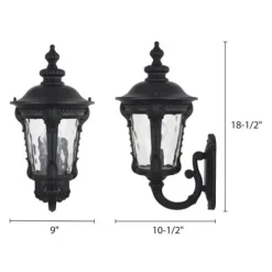 Cheapest Patriot Lighting® Tomek Black Outdoor Wall Light