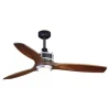 Cheapest Patriot Lighting® Matrix 52″ Matte Black & Brushed Silver Indoor/Outdoor Led Ceiling Fan
