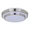 Cheapest Patriot Lighting® Helos Satin Nickel Led Flush Mount Ceiling Light