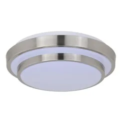 Cheapest Patriot Lighting® Helos Satin Nickel Led Flush Mount Ceiling Light