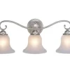 Cheapest Patriot Lighting® Monrovia 3-Light Brushed Nickel Vanity Light