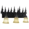 Cheapest Patriot Lighting® Yosemite Burnished Bronze 3 Light Vanity Light