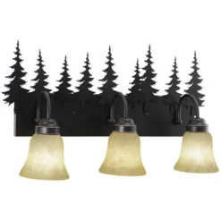 Cheapest Patriot Lighting® Yosemite Burnished Bronze 3 Light Vanity Light