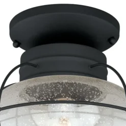 Cheapest Patriot Lighting® Chatham Textured Black Outdoor Flush Mount Light
