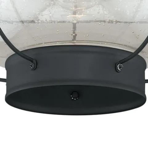 Cheapest Patriot Lighting® Chatham Textured Black Outdoor Flush Mount Light