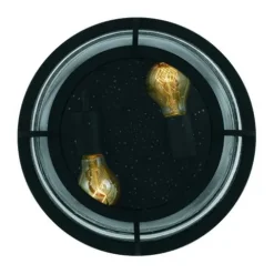 Cheapest Patriot Lighting® Haley Matte Black 2-Light Flush Mount Ceiling Light