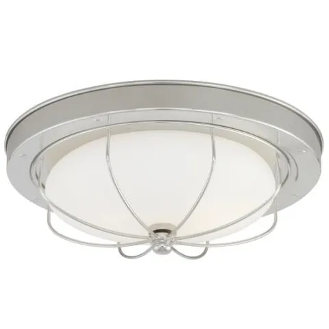 Cheapest Patriot Lighting® Marina Bay Polished Nickel 1-Light Flush Mount Ceiling Light