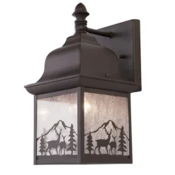 Cheapest Patriot Lighting® Whitetail Tannery Bronze Outdoor Wall Light