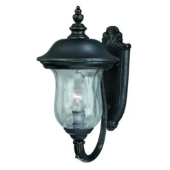 Cheapest Patriot Lighting® Almeria Black W/ Gold Flecks Outdoor Wall Light
