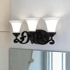 Cheapest Patriot Lighting® Avenant Bronze 3 Light Vanity Light