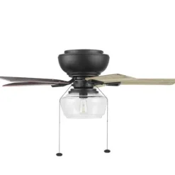 Cheapest Patriot Lighting™ Anahy 44″ Matte Black Indoor Led Ceiling Fan
