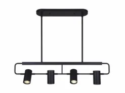 Cheapest Patriot Lighting® Traza Matte Black 4-Light Island Light