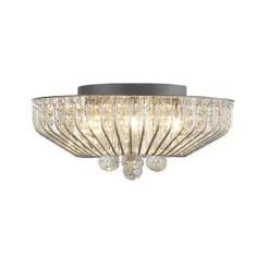 Cheapest Patriot Lighting® Mio Crystal 5-Light Flush Mount Ceiling Light