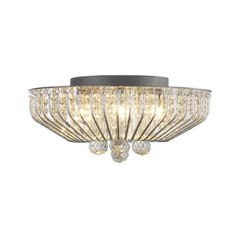 Cheapest Patriot Lighting® Mio Crystal 5-Light Flush Mount Ceiling Light