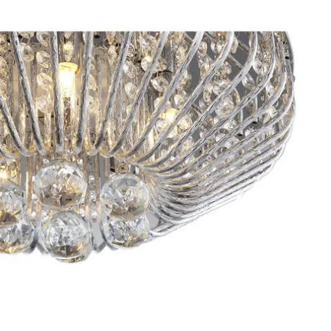 Cheapest Patriot Lighting® Mio Crystal 5-Light Flush Mount Ceiling Light