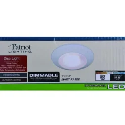 Coupon Patriot Lighting® 4″ Integrated Led Disc Downlight