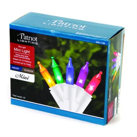 Coupon Patriot Lighting® 32′ 150-Light Multi-Color String Light