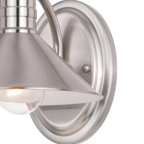 Coupon Patriot Lighting® Akron Matte White 1 Light Vanity Light
