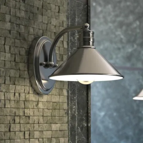 Coupon Patriot Lighting® Akron Matte White 1 Light Vanity Light
