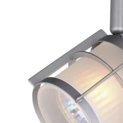 Coupon Patriot Lighting® Almora 1-Light Black And Silver Halogen Track Lighting Head