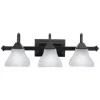 Coupon Patriot Lighting® Cardiff Oil Burnished Bronze 3 Light Vanity Light