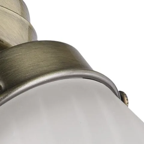 Coupon Patriot Lighting® Cluster 3-Light Antique Brass Led Ceiling Fan Light