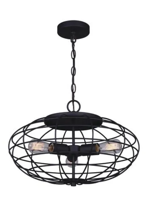 Coupon Patriot Lighting® Clairine Oil-Rubbed Bronze 3-Light Pendant