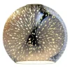 Coupon Patriot Lighting® 3D Burst Silver Replacement Glass Shade With 2-1/4″ Fitter