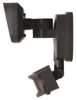 Coupon Patriot Lighting® Dualux Bronze Led Dual Head Motion Sensor Outdoor Security Flood Light