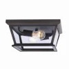 Coupon Patriot Lighting® Holliday Oil-Rubbed Bronze 2-Light Outdoor Flush Mount Ceiling Light
