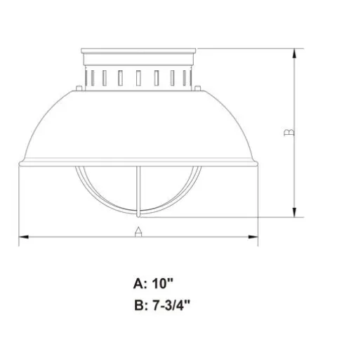 Coupon Patriot Lighting® Harwich Burnished Bronze Outdoor Flush Mount Light