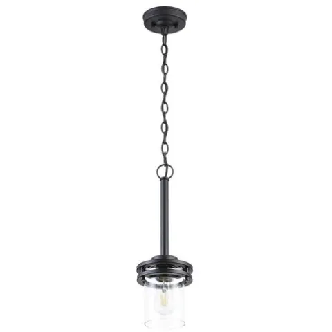 Coupon Patriot Lighting® Joska Matte Black 1-Light Mini Pendant
