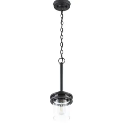 Coupon Patriot Lighting® Joska Matte Black 1-Light Mini Pendant