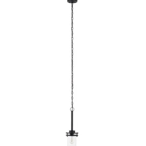 Coupon Patriot Lighting® Joska Matte Black 1-Light Mini Pendant